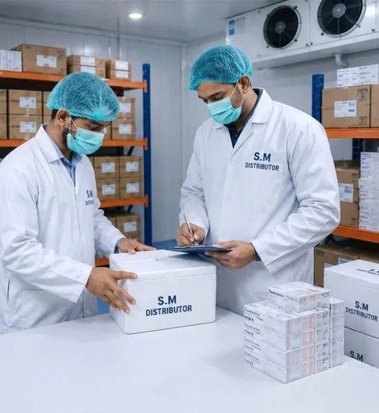 Packing for dispatch at SM Distributors